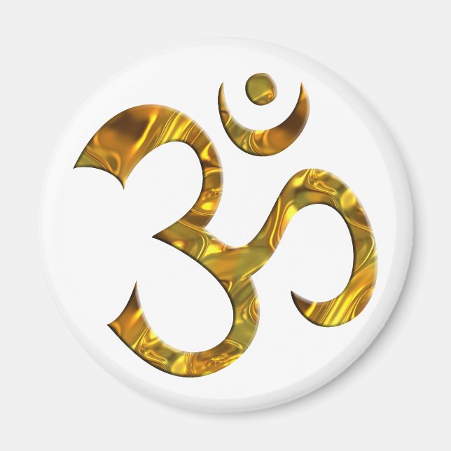OM / AUM - GOLD MAGNET (Front)
