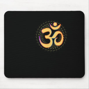 Om Aum Omkara Ancient Symbol Art Spiritual Yoga Me Mouse Pad