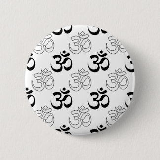 Om, Aum Symbol 6 Cm Round Badge
