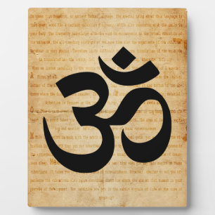 Om ( Aum )  symbol display Plaque