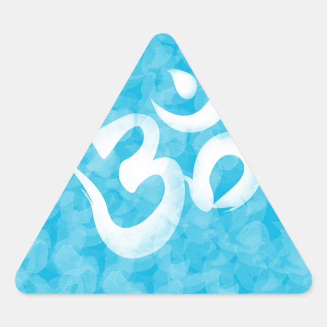 Om / Aum Triangle Sticker (Front)