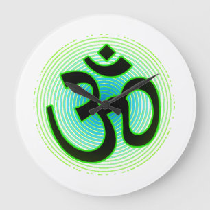 Om (aum) wall clock