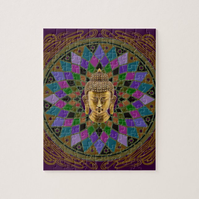 Om Buddha Mandala Jigsaw Puzzle (Vertical)