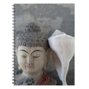 OM Buddha Seashell Notebook