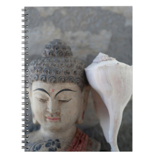 OM Buddha Seashell Notebook