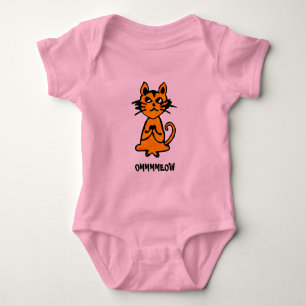 Om Cat - Baby Yoga Clothes Bodysuit