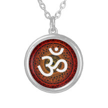 Om Chakra Mandala Red