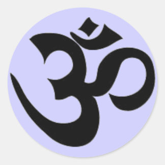 OM CLASSIC ROUND STICKER