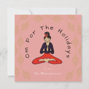 Om For The Holidays Card