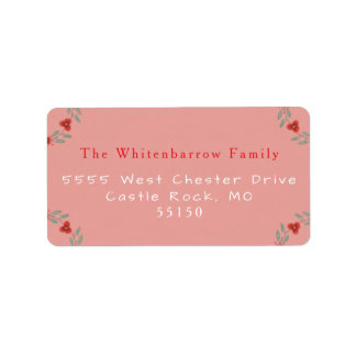 'Om For The Holidays' Yoga and Wreath Label