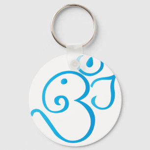 Om-ganpati-turqoise Key Ring