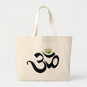 Om Gift Large Tote Bag