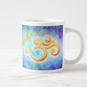 Om Glow Large Coffee Mug