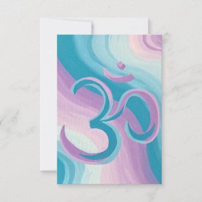 Om Greeting Card (Front)