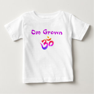 Om Grown Purple Baby Tee
