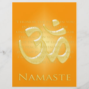 Om in Oranges & Gold - Namaste Flyer