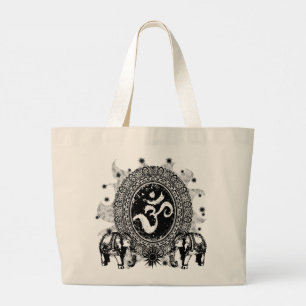 Om Large Tote Bag