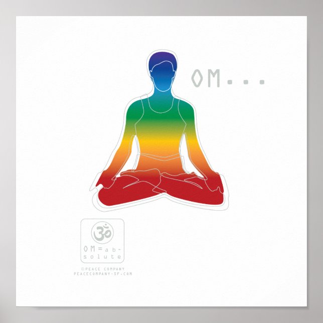 OM Lotus Chakras Poster (Front)
