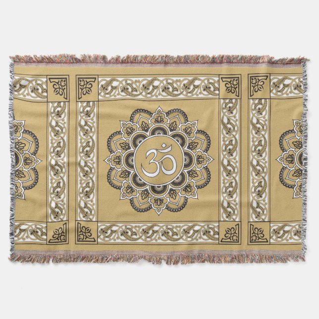 OM Mandala - Blanket (Front)