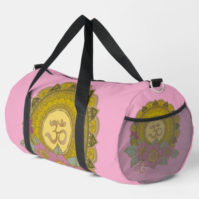 OM Mandala - Duffel Bag (Right Corner)