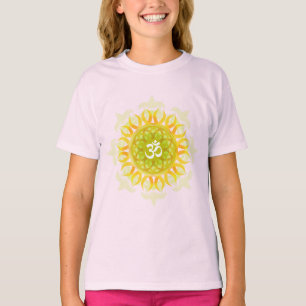 Om Mandala Girls Ringer T-shirt