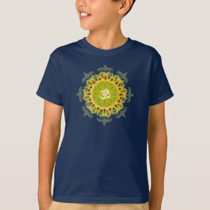 Om Mandala Kids Dark T-shirt