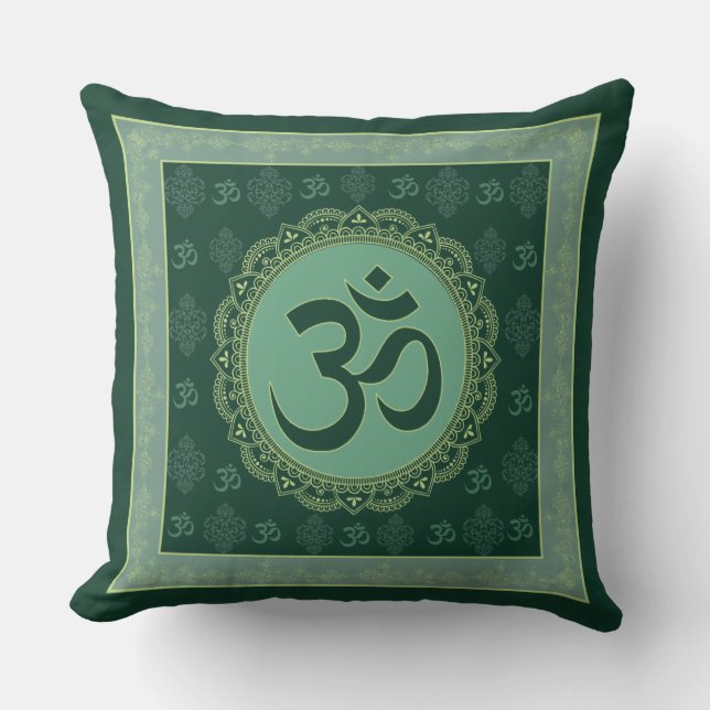 OM Mandala - Pillow (Front)