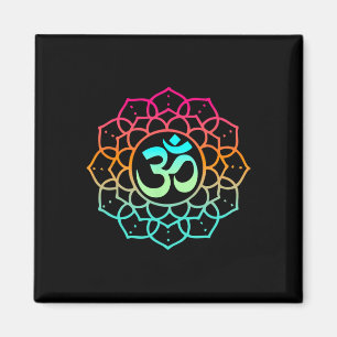 Om Mandala Spiritual Zen Yoga Buddhist Meditate Mi Magnet