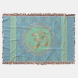 OM Mandala - Throw Blanket