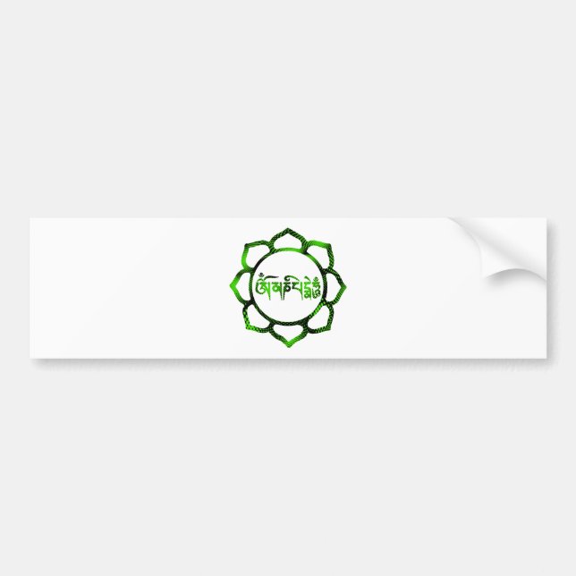 om mani padme hum-2 bumper sticker (Front)