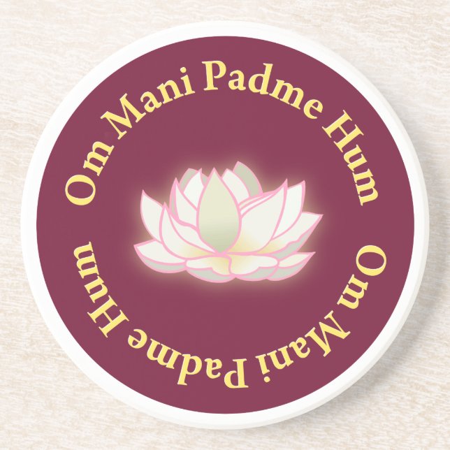 Om Mani Padme Hum Coaster (Front)
