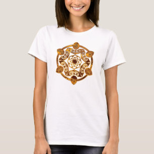 Om Mani Padme Hum - Golden Mandala T-Shirt