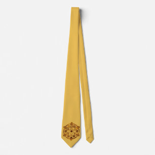 Om Mani Padme Hum - Golden Mandala Tie