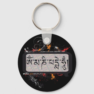 Om Mani Padme Hum Grubge Key Ring