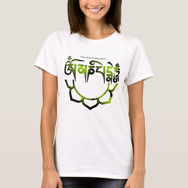 om mani padme hum T-Shirt (Front)