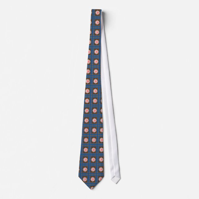 OM Mantra OMmantra on Pocket Hinduism Yoga Teacher Tie (Front)