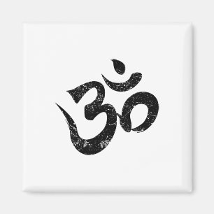Om Meditation Shirt Spiritual Indian Yoga Symbol O Magnet