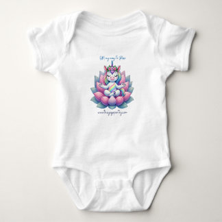 OM my way to bliss Baby Bodysuit