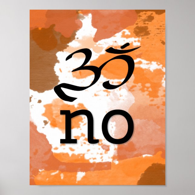 Om no poster (Front)