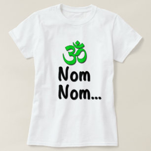 Om nom nom Funny Yoga shirt