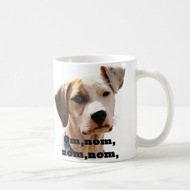 Om, nom, nom, nom, coffee mug (Right)