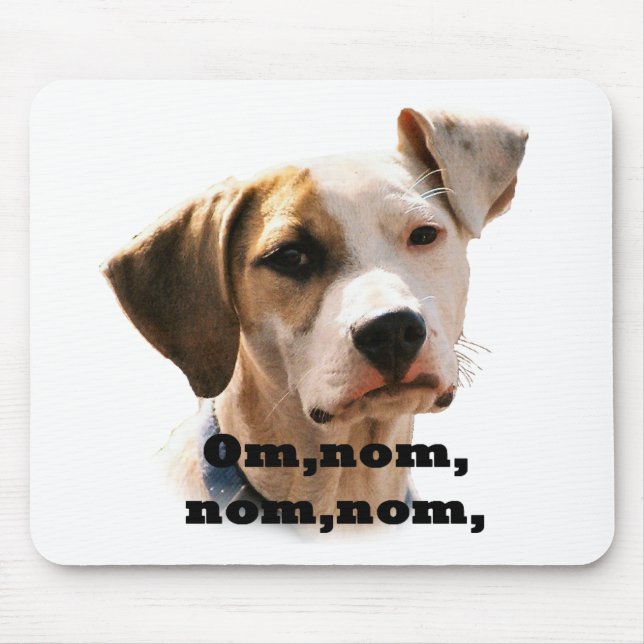 Om, nom, nom, nom, mouse pad (Front)