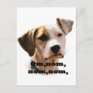 Om, nom, nom, nom, postcard