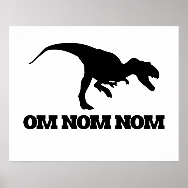Om Nom Nom Poster (Front)