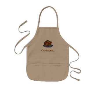 Om Nom Nom... Turkey Kids Apron