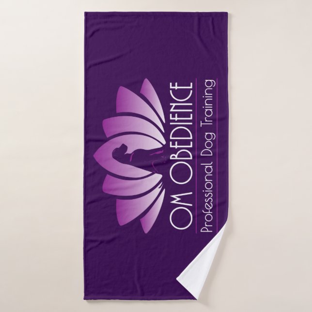 Om Obedience Towel (Bath Towel)