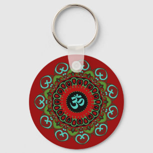 Om of Chaos Keychain