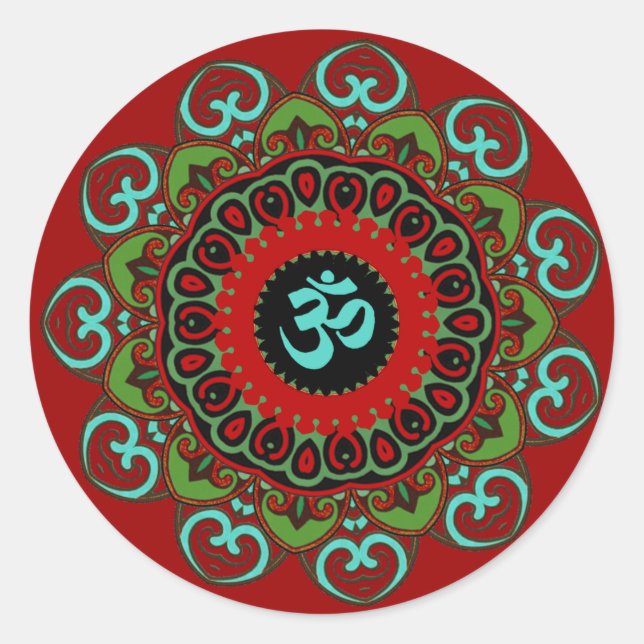 Om of Chaos Sticker (Front)