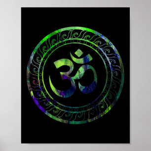 Om Ohm Aum Buddhism Symbol Yoga Sanskrit _1 Poster