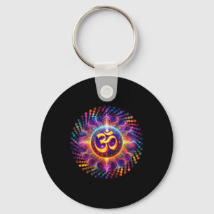 Om Ohm Aum Symbol Spiritual Yoga _4 Key Ring